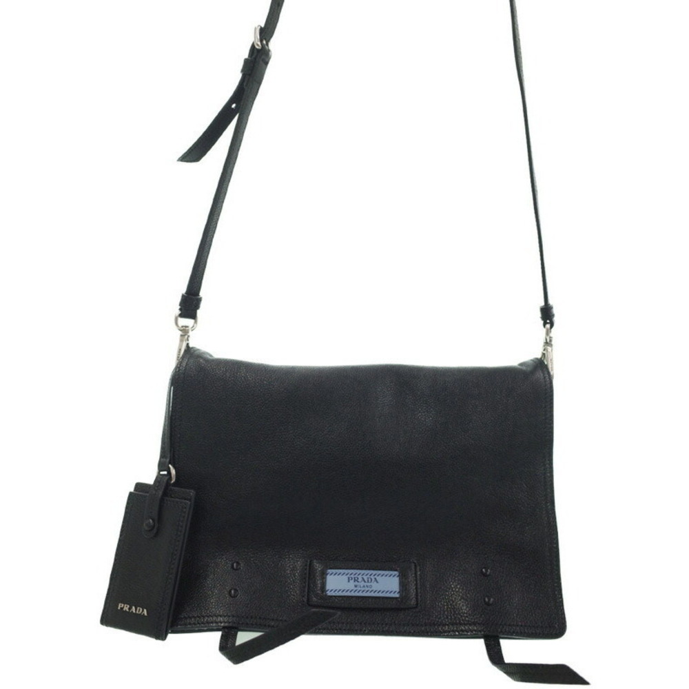 Prada bag Etiquette Black messenger Shoulder - Picture 2 of 9